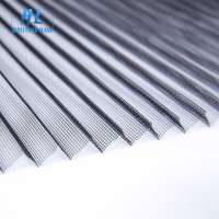 2.2m x 30m grey fiberglass pleated insect screen for folding window